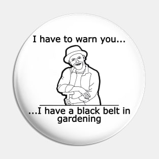 Black Belt Pin