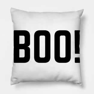 Boo. Minimalistic Halloween Design. Simple Halloween Costume Idea Pillow