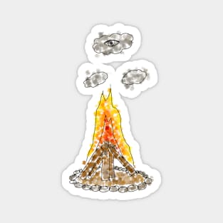 See The Beauty -Campfire Magnet