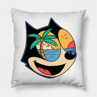 Felix's beautiful view in the beach vacation tropical summer Pillow