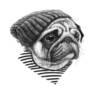 Pug sailor T-Shirt