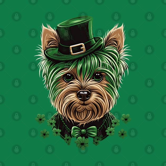 Yorkshire Terrier St. Patrick's Day by JayD World