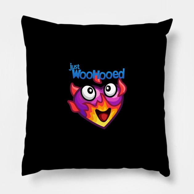 The Sims - Just WooHooed Pillow by crtswerks