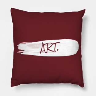 Piece of Art Tag Pillow