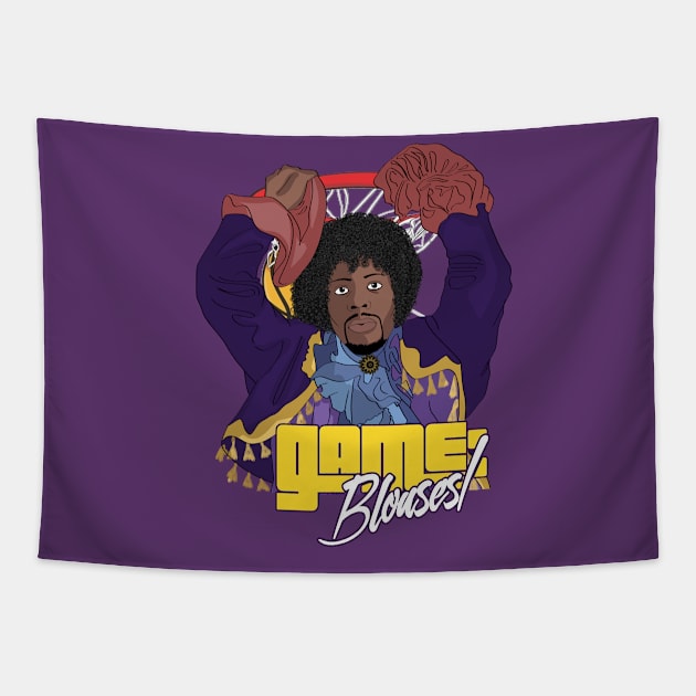 Dave Chappelle Game Blouses Tapestry by misuwaoda