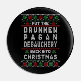 Pagan Christmas Pin