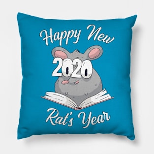 Happy New Rat's Year 2020 China Horoscope Astrology Zodiac Pillow