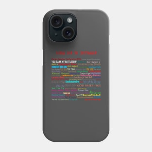 Parks and Rec Andy's Band Names- Mouserat and more! Phone Case