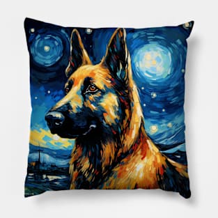 German Shepherd Night Pillow