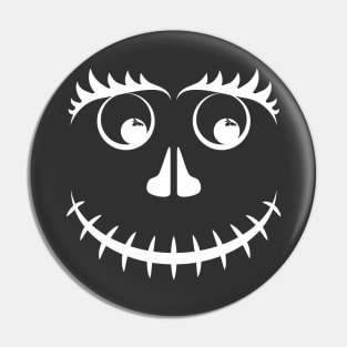 Halloween Smiley Face Pin