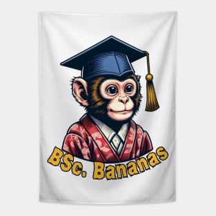 Graduation monkey Tapestry