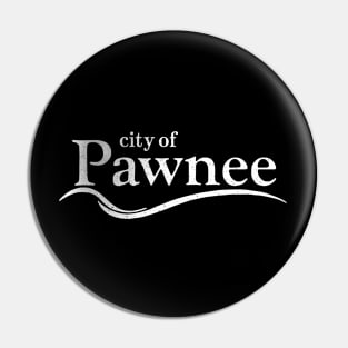 City of Pawnee Black Shirt Pin