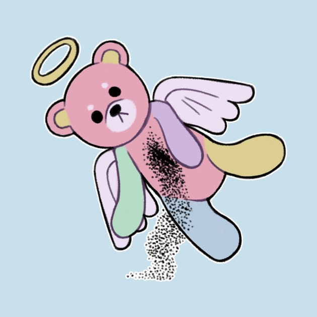 Bug Infested Teddy Bear Angel by illstarred