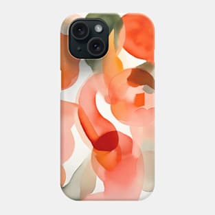 Warm Nature Abstract Watercolor Phone Case