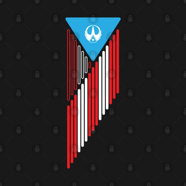 Triad of the Force - Flag (Vertical 1) by Triad Of The Force