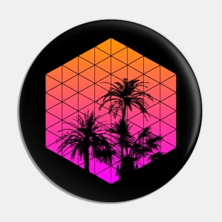 Miami 80s Grid Pin