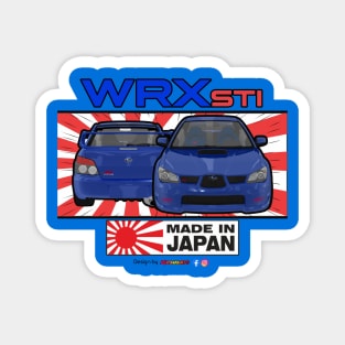 WRX STI IMPREZA Blue Magnet