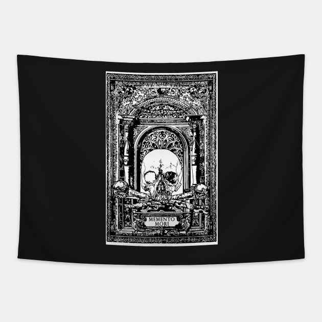 Memento Mori Tapestry by ChatNoir01