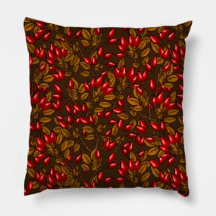 Rose hips 2 Pillow