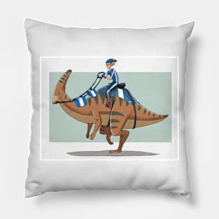 Dino rider Pillow