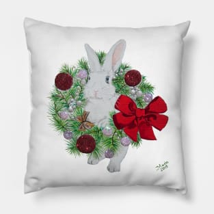 Christmas Card Series 1 - Design 12 Pillow