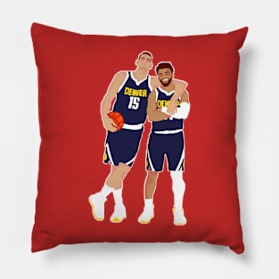 Jamal murray and Nikola Jokic : Denver nuggets gang Pillow