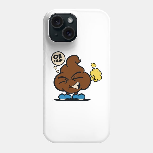 Who Tooted - Funny Cartoon Character Phone Case by Chris Nixt