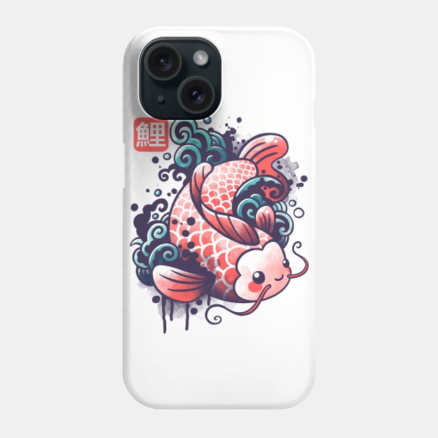 koi carp fish watercolor Phone Case by NemiMakeit