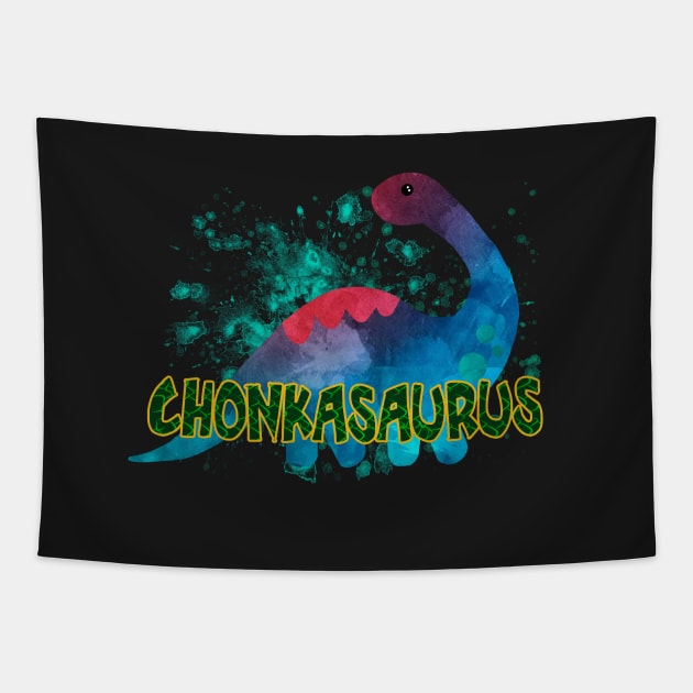 Chonkasaurus Tapestry by Moopichino