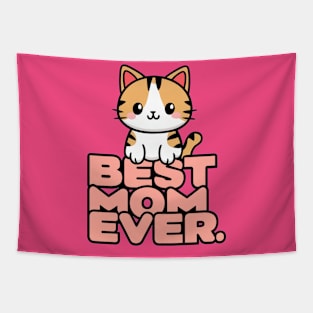 Best Mom Ever Kawaii Cats Tapestry