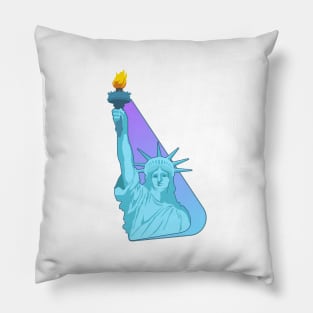 Statue of Liberty (Pink Shadow) Pillow