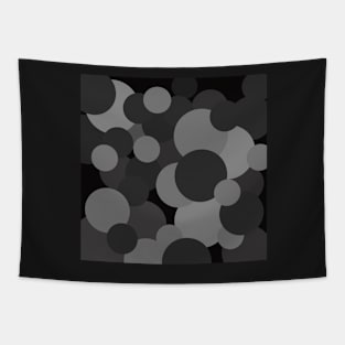 monochrome pop art pattern Tapestry