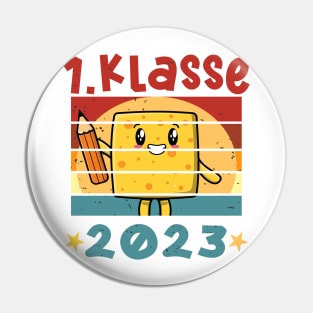 1. Klasse 2023 Kawaii Anime Schulbeginn T shirt Pin