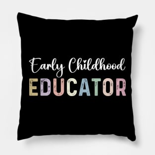 Funny Special Education Vintage Early Childhood Educator Pillow