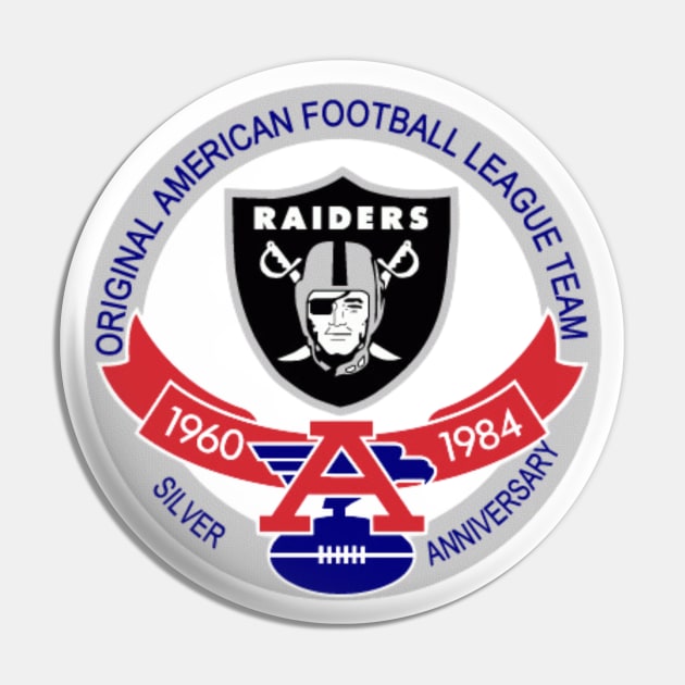 Raiders Silver Anniversary Pin by capognad