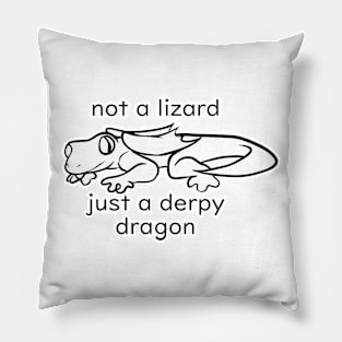 not a lizard Pillow