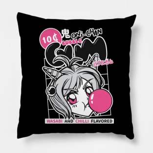 Anime Bubble Gum Girl Pillow