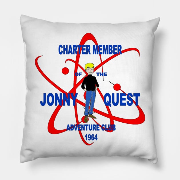 Jonny Quest Adventure Club 1964 Pillow by drquest