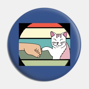 Best Retro Cat Owner Of All Time Pin