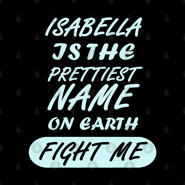 Isabella Girls Women's Birthday Name by FindYourFavouriteDesign