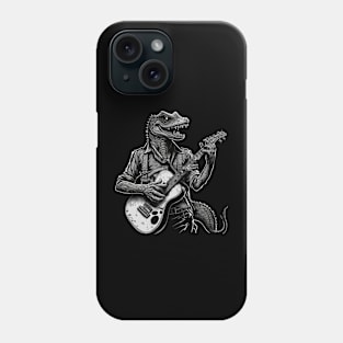 Reptile Playing a Guitar Phone Case