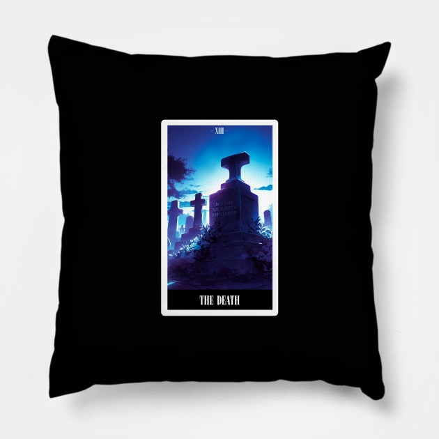 the death - swiftie tarot card Pillow by sadieillust