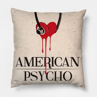 American psycho movie art inspired Pillow