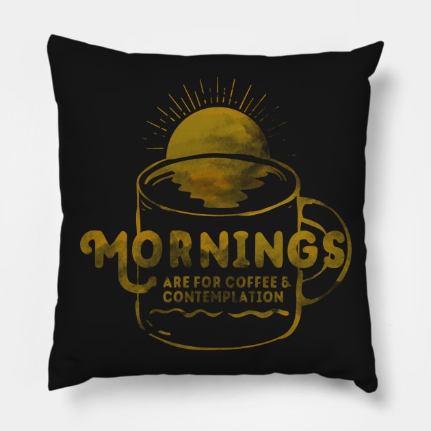 Morning Mantra Pillow by ppmid