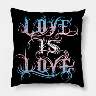 Love is Love - Transgender Pride Pillow