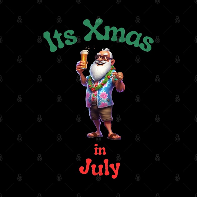 Santa Claus Christmas in July by stickercuffs