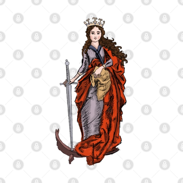 Saint Catherine of Alexandria by HappyRandomArt