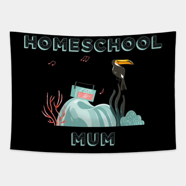 Homeschool Mum Tapestry by UnderDesign