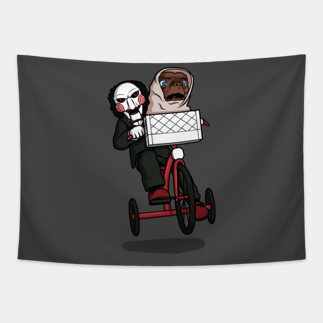 The Extra-Terrifying! Tapestry by Raffiti