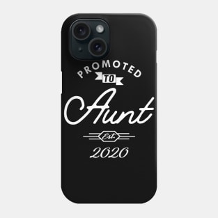 New Aunt - Promoted to aunt est. 2020 Phone Case